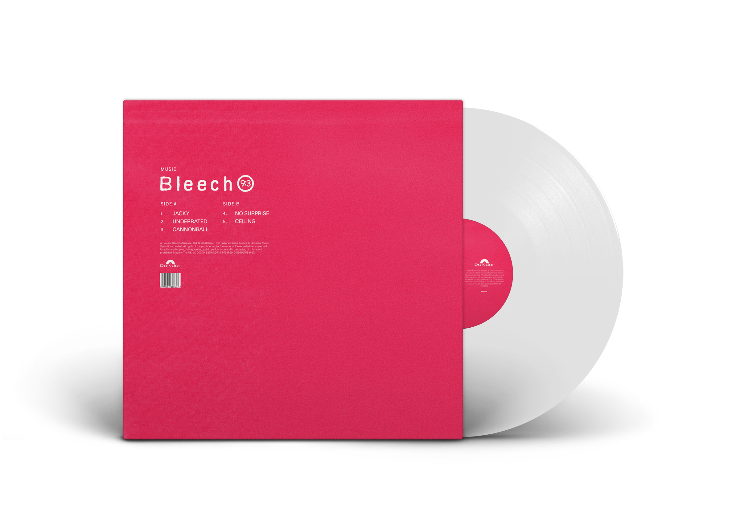 Bleech 9:3 - Bleech 9:3 12" Vinyl EP